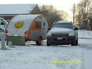 TaB & KIA & snow in Shelby