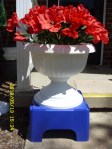 Red, white & blue planter