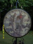 100 degrees in back yard.