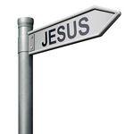 Jesus road sign