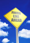 Finish line ahead