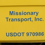Missionary Transport sign