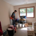 One corner of bedroom/storeroom