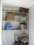 Storage room items