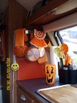 Orange kitchen decorations