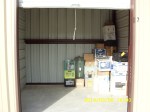 Filling a mini-storage unit.