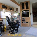 Morning view of glider-recliner