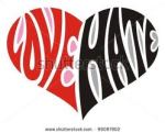 Love hate heart