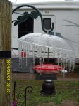 Icicles on Hummingbird feeder