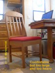 Dining table chair