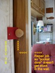 Pocket door repair