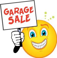 Smiley face garage sale