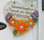 Hanging by my front door.