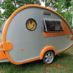 Smiley face looking out T@B window