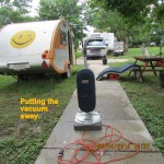 Putting vacuum away