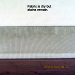 Dry but stains remain (3)