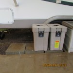 Third cement block added