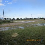 A sea of standing water