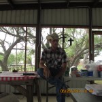 Young cowboy preacher