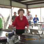 Miss Lucy after morning Bible study