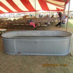 Horse trough for baptism 