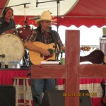 Music at evening worship service