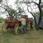 Unloading a chuck wagon #4