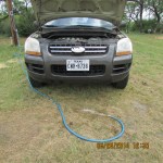 KIA radiator is full