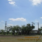 Tent in cook area is gone