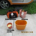 More orange color accessories