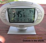 Outside temp in my yard