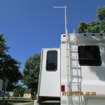 Yagi antenna on top of PVC-pipe