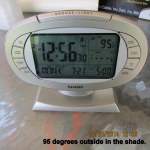 Time and temperature outside