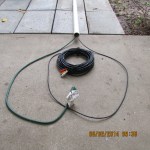 Two cords through PVC