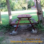 Three strong men moved the table