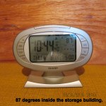 Temperature inside storage