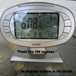 6:08 time and temperature