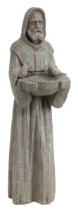 Saint Francis with bird feeder