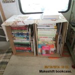 Makeshift bookcase