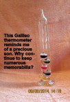 Galileo thermometer