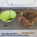 Small planter for hanging basket