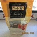 Chopped dried apricots