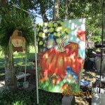 Pumpkin with Bluebirds flag