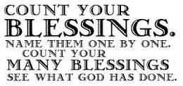 Count you blessings