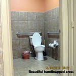 Beautiful handicapped area