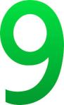 Nine in green