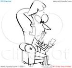 Cartoon charater with remote control