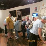 Waiting to enter museum