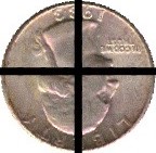 quarter face and lines