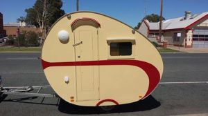 Cute tiny teardrop trailer